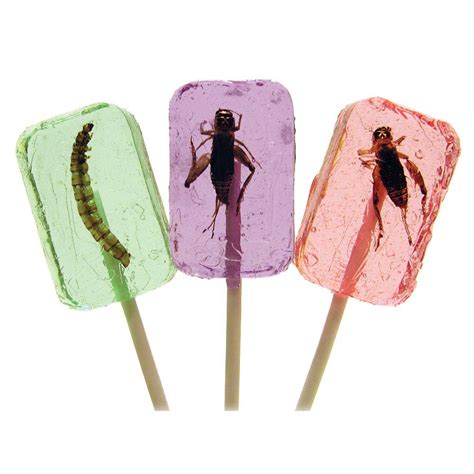 bug candy lollipops